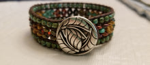 Load image into Gallery viewer, Beautiful Earthy Super Duo Czech Beads Cuff