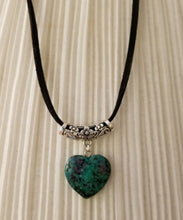 Load image into Gallery viewer, Semi-Precious Stone Heart Necklaces