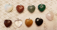 Load image into Gallery viewer, Semi-Precious Stone Heart Necklaces
